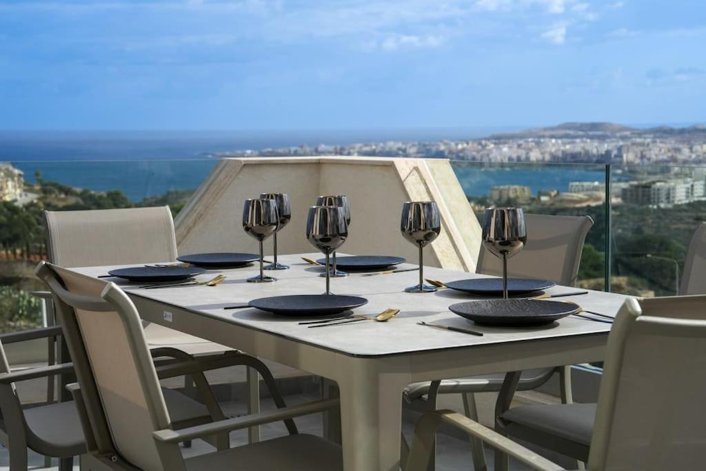 Lux Sea&Country Views With Pool Apartment Mellieha Exterior photo