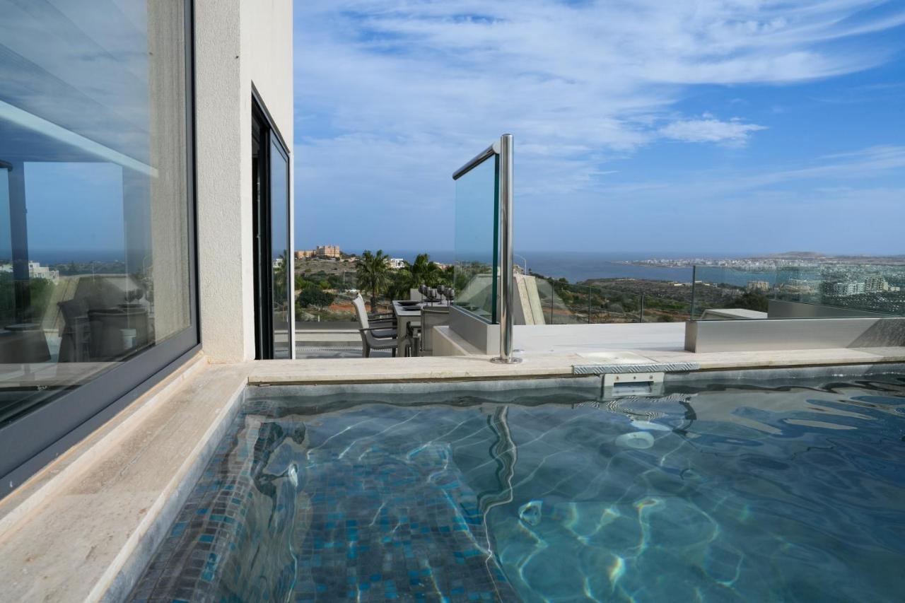 Lux Sea&Country Views With Pool Apartment Mellieha Exterior photo